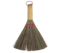 Mobestech Petit Balai à Main en Paille de Maïs Tissé Main, Petit Format Léger, Balayette de Table Multifonctionnelle pour Dépoussiérer Bureau, Canapé et Sols, Outil de Nettoyage Ménager