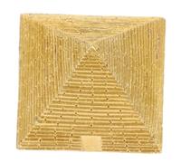 Mobestech Petite Pyramide Décorative Modèle De Pyramide Égyptienne Statuette Pyramidale Vintage pour Décoration De Bureau Intérieure