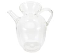Mobestech Pichet Verre Réutilisable avec Poignée Ergonomique Au Froid Distributeur Eau Polyvalent pour Cuisine et Boissons Froides Carafe Pratique pour Lait Café et Thé et Portable avec