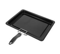 Mobestech Pince pour Plaque de Cuisson en Acier Inoxydable Poignée Isolante Anti-Brûlure Clip Multifonction 31 X 24 X 25 CM Compatible Four Friteuse à Air Chaud et Grille Set Pratique