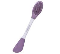 Mobestech Pinceau Applicateur de Masque Facial en Silicone Double Embout, Exfoliant Réutilisable, Design Polyvalent pour Nettoyage Doux, Maison et Voyage