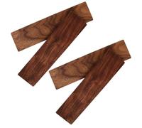 Mobestech Planches de Noyer Massif Non Finies 4 Pièces 20X5X1 CM Blocs de Bois Rectangle pour Sculpture Gravure et Loisirs Créatifs Bois Brut pour Projets DIY Artisanat