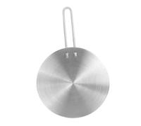 Mobestech Plaque à Induction en Acier Inoxydable Poignée Amovible Diffuseur de Chaleur Adaptateur Pratique pour Cuisson Uniforme pour Cuisinière Électrique Cuisine