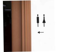 Mobestech Plaque de Toilette Noire Mate pour Porte Signalétique Commerciale avec Panneau Indicateur Hommes et Femmes pour Toilettes Dhôtel Centre Commercial Installation Facile et Design
