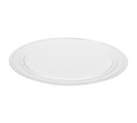 Mobestech Plateau Accessoire de Remplacement Solide en Verre pour Micro-ondes 25,5 Cm Tournant Compatible Lave-vaisselle, pour Cuisson et Réchauffage