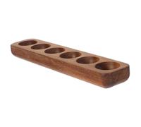 Mobestech Plateau D'oeuf En Bois Pour Le Réfrigérateur Holder D'oeuf Compact Pour Natural Wood Egg Plate D'oeuf Résistance À L'oeuf Plateau De Stockage D'oeufs Décoratif Support