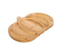 Mobestech Plateau Forme de Citrouille avec Compartiments Plateau de Service pour Snacks Fruits et Fromage Planche à Charcuterie pour Halloween Fête Dautomne et Thanksgiving