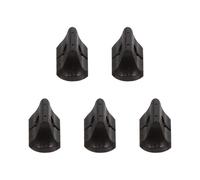 Mobestech Pont en Ébène Noir pour Erhu Chinois, Structure Robuste, 5 Pièces de Remplacement pour Accessoires D'instrument Traditionnel