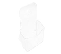 Mobestech Porte Brochures Acrylique Transparent Support Mural Bureau pour Brochures Présentoir Stable et Fonctionnel pour Magazines Flyers et Documents de Bureau