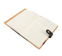 Mobestech Porte-Carte de Score de Golf Élégant en Cuir PU Noir, Carnet | Feuilles Papier, Suivi des Scores Facile, Format Poche Arrière, Coffret Présent pour Parcours et Tournois