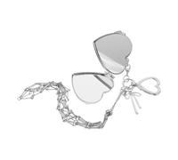 Mobestech Porte-Clés Rouge à Lèvres 16 CM en Maille Acier Inoxydable Étui Compact Ventilation Organisateur Multifonction pour Paquet à Main Paquet à Dos et Portefeuille Accessoire Femme