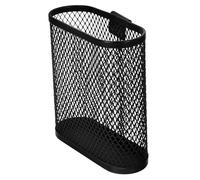 Mobestech Porte Stylos Maille Métallique Conteneur De Rangement Pour Bureau Pot à Crayons De Table Organisateur De Bureau Filet