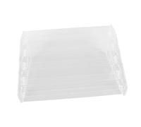 Mobestech Porte-Vernis à Ongles Transparent 5 Niveaux 31x21,2x13,5 Cm Support Acrylique Démontable Rangement Maquillage Maison Bureau