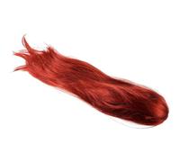 Mobestech Postiche de Cosplay Punk Longue Droite en Soie Légère pour Halloween et Mascarade, Accessoire de Costume Unisexe Rockeur