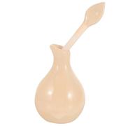 Mobestech Pot en Céramique pour Huiles Essentielles - Flacon de Stockage Blanc Craquelé 1 Pièce pour Spa et Aromathérapie Diffuseur D’Air Décoratif Multifonction pour Maison et Salon