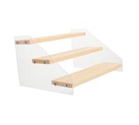 Mobestech Présentoir Acrylique Transparent Niveaux pour Bijoux Cosmétiques Téléphones Organiseur Multi-Usage pour Maison et Bureau