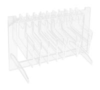 Mobestech Présentoir Faux Ongles Acrylique pour Nail Art Support de Présentation Élégant et Pratique Organisateur de Conseils Ongles pour Artistes et Étudiants Grand Format pour Exposition