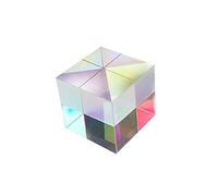 Mobestech Prisme de Dispersion en Cristal 1,8x1,8 Cm Cube Optique Rgb pour Outils D'enseignement et Recherche en Physique, pour Élèves de Collège et Primaire