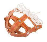 Mobestech Protège-museau Cheval Anti-Morsure Confortable avec Corde Couvre-Bouche Cheval et Bovin Respirant et Résistant Moyenne