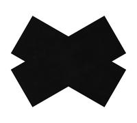 Mobestech Protège-semelles en Silicone Antidérapants 27x10 Cm, 2 Pièces Noirs Ondulés, Semelles de Réparation Résistantes à L’usure, Silencieuses et Ajustables pour Chaussures et Talons