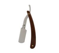 Mobestech Rasoir Manuel Vintage Bois Ergonomique pour Hommes Coupe-choux Pliable sans Lame Rasage Précis et Professionnel