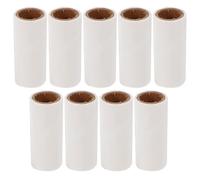 Mobestech Recharges Blanc pour 30 Feuilles par Rouleau en Papier Rouleaux Adhésifs Anti-peluches 9pcs pour Vêtements et Literie en Voyage ou Voiture