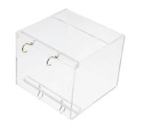 Mobestech Récipient De Bain pour Oiseaux Boîte De Douche Suspendue pour Petit Oiseau Perruche Et Calopsitte