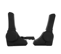 Mobestech Réglage d'angle pour Chaise de Bureau 2 Pièces, Accessoire de Remplacement Noir Multi-Angles en Métal, Dispositif Réglable pour Inclinaison Siège Pivotant Ergonomique, Pièces