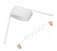 Mobestech remplacement du tuyau, produits de nettoyage des dents, tube hydropulseur dentaire blanc en PP, compatible avec Waterpik WP-100 et WP-660, irrigation buccale, facile à remplacer