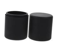 Mobestech Rouleau De Glace Visage Silicone Compact Noir Massage Facial Détente Soin Peau Éclat Yeux