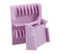 Mobestech Sabot De Tondeuse à Cheveux Violet Compatible Tondeuse Électrique Guide De Coupe Longueur Réglable Pour Hommes Usage Professionnel Et Domicile Réparation Pointes Fourchues