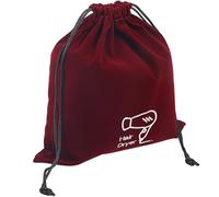 Mobestech Sac à Cordon pour Sèche-cheveux Robuste et Rangement Pratique pour Voyage Sport et Maison Design Original avec Motif Sèche-cheveux Rouge foncé