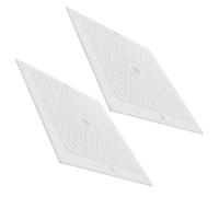 Mobestech Sandales Femme été Couverture de Skimmer Piscine en PP Blanc, Couvercle D'écumoire de Piscine pour Maintenance de Pool, Lot de 2 Pièces, Remplacement