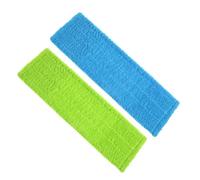 Mobestech Serpillère de Rechange en Polaire Corail 40x12cm, Lot de 2 Pièces, Absorbante et Multifonctionnelle, Nettoyage à Domicile Bureau