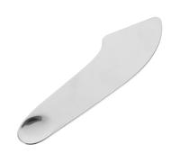 Mobestech Spatule à Maquillage en Acier Inoxydable pour Fond de Teint, Mini Spatule Cosmétique pour Application Précise de Crème, Outil Gua Sha Visage Professionnel, Accessoire Beauté