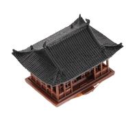 Mobestech Statue De Fée Chinoise Décor De Jardin Miniature Modèle De Pavillon Japonais Ornements De Bonsaï Chinois Décor Aquarium Asiatique