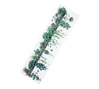 Mobestech Stickers Muraux et Matériau Sûr Plantes Vertes Application Facile en PVC pour Décoration de Fenêtres et Salons Modernes