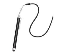 Mobestech Stylet Capacitif 5Pcs avec Cordon Anti-Perte Pointe Silicone 9Mm Stylet pour Écran Tactile Tablette et Téléphone Compatible Appareils Tactiles Précision pour Écriture et Dessin