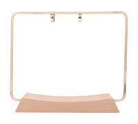 Mobestech Support Calendrier de Bureau Métal Robuste Porte Calendrier à Rabat avec Anneaux Alliage Socle Stable pour Organisation de Planning à Domicile et Bureau