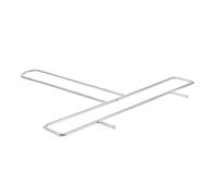Mobestech Support de Lanterne côte Poulet Fruit élévateur Support à brochettes Vertical Cool Accessoire Viande brochette à rôtir Aile Dinde Acier Inoxydable Silver