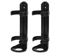 Mobestech Support D'Extincteur Voiture 2 Pièces pour Coffre - Fixation Sécurisée Plastique Durable - Installation Facile pour Extincteurs Et Rangement Polyvalent