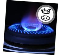 Mobestech Support pour Cuisinière à Gaz en Fer Noir Résistant la Chaleur Froid 2 Pièces Accessoires Pratiques pour Plaque Gaz et Brûleur Styles Différents