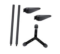 Mobestech Support Réglable pour Carte Graphique Gpu, Alliage D'aluminium et Abs, Forte Capacité de Charge, Noir, 1 Set, pour Composants PC Gamer