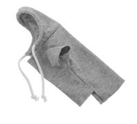 Mobestech Sweat à Capuche pour Furet Gris S, Pull Chaud en Polaire pour Petits Animaux de Compagnie, Vêtements D’Hiver Confortables et Isolants pour Lapins Nains, Cochons D’Inde, Hérissons,