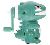 Mobestech Taille-Crayon Manuel à Manivelle de Dinosaure Vert Taille-Crayons Scolaires Portable Réglage Taille Petit Taille-Crayon pour Crayons Standards