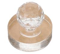 Mobestech Tampon Presseur Pour Fard À Paupières Rond Outil De Pressage Compact Acrylique Pour Palette Ombre Paupière Blush Et Highlighter