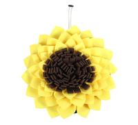 Mobestech Tapis à Renifler pour Chien Forme de Tournesol Tapis Alimentation Lente Antidérapant Coussin de Fouille pour et Stimuler Intelligence des Chiens