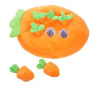 Mobestech Tapis De Recherche De Nourriture Interactif pour Lapin De Carotte en Tissu Peluche, Dimension Moyenne, pour l 39 Éveil Olfactif des Petits Animaux