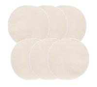 Mobestech Tapis Vapeur Ronds Forte Résistance et Large Tolérance Thermique en Coton Beige Lot de 10 Tissu Antiadhésif Réutilisable pour Cuisson de Dumplings et Dim Sum