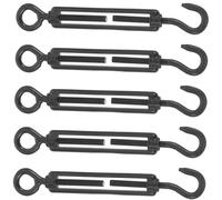 Mobestech Tendeur Câble Métallique Inox 304 Noir, Lot De 5 Tendeurs à Vis Pour Usage Domestique Et Industriel, Pour Fils De Jardin Et Clôtures